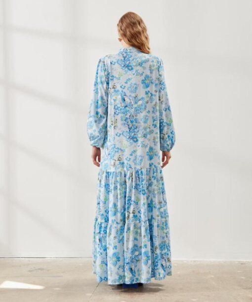 Robe longue à imprimée